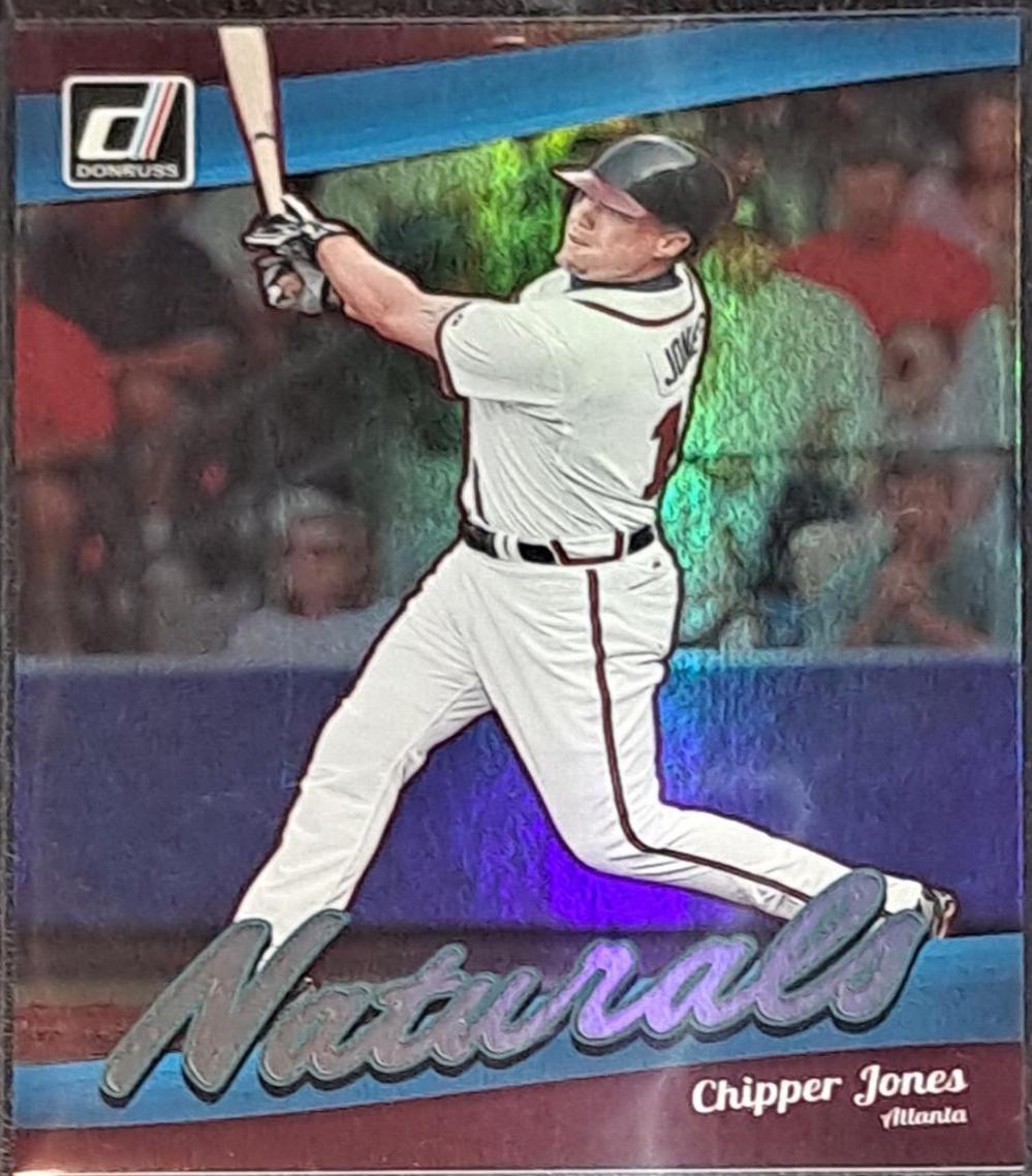 Chipper Jones #N2 Baseball Cards 2023 Panini Donruss Naturals