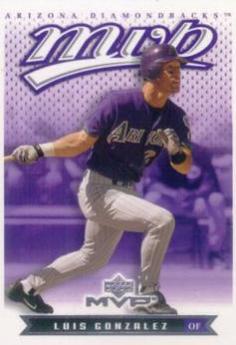 Luis Gonzalez #9 Baseball Cards 2003 Upper Deck MVP