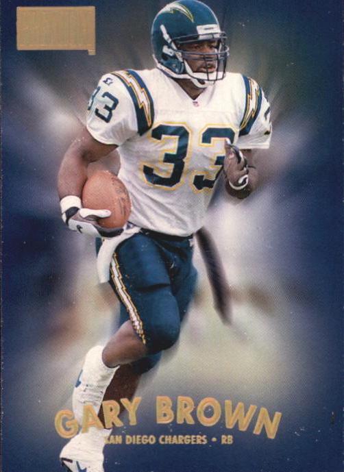 Gary Brown #14 Football Cards 1997 Skybox Premium