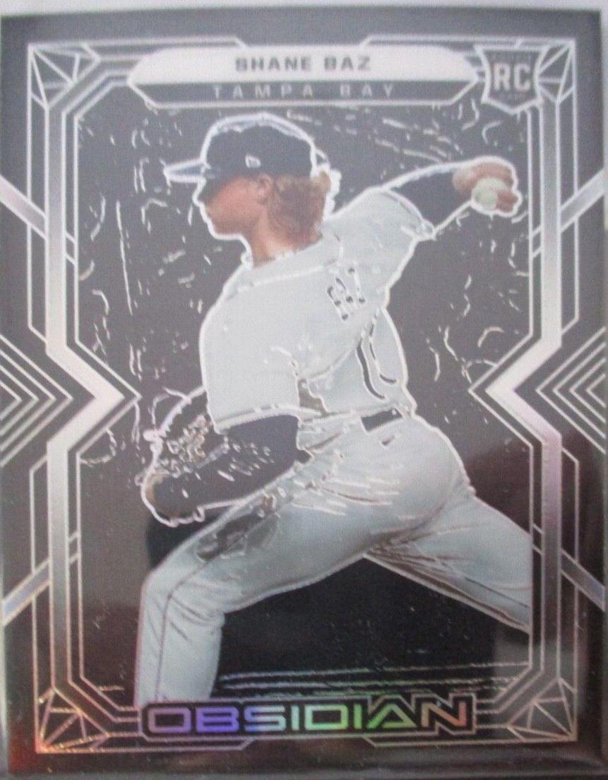 Shane Baz #4 Baseball Cards 2022 Panini Chronicles Obsidian