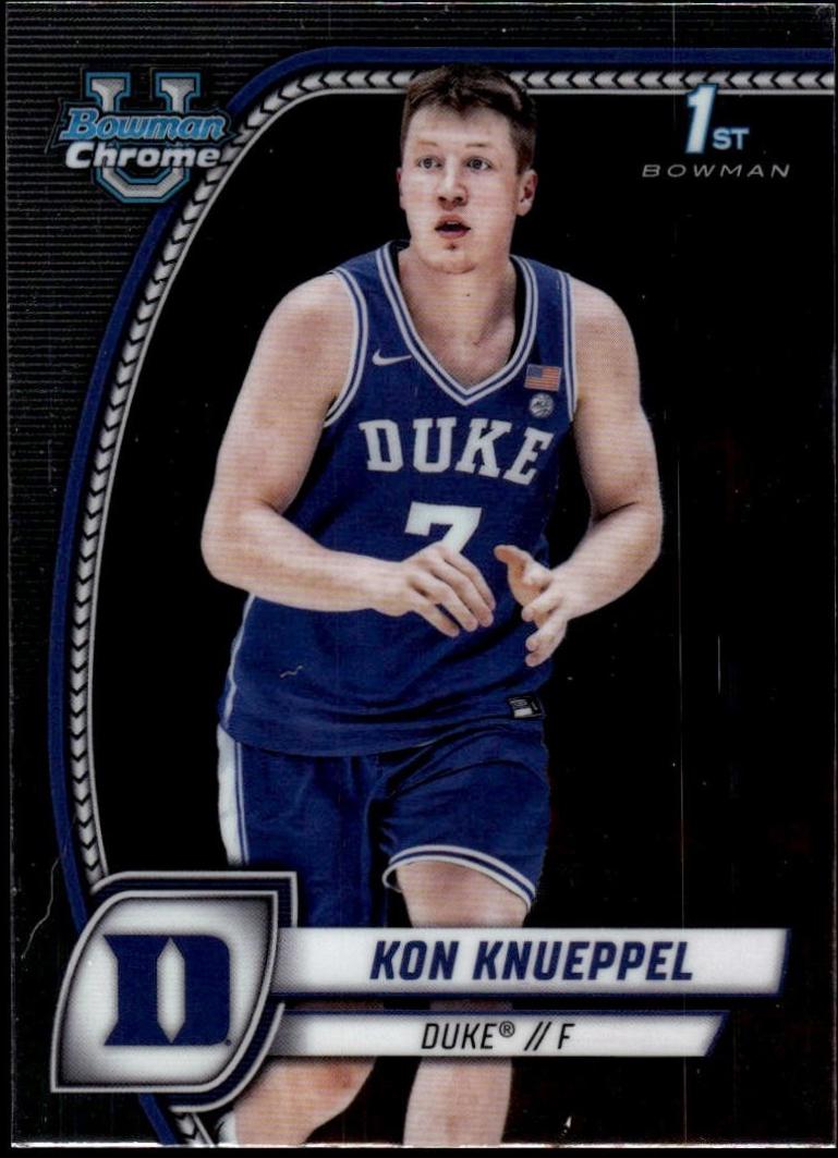 Kon Knueppel #48 Basketball Cards 2024 Bowman Chrome University