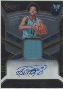 Devonte' Graham #DGM Basketball Cards 2018 Panini Select Rookie Jersey Autographs