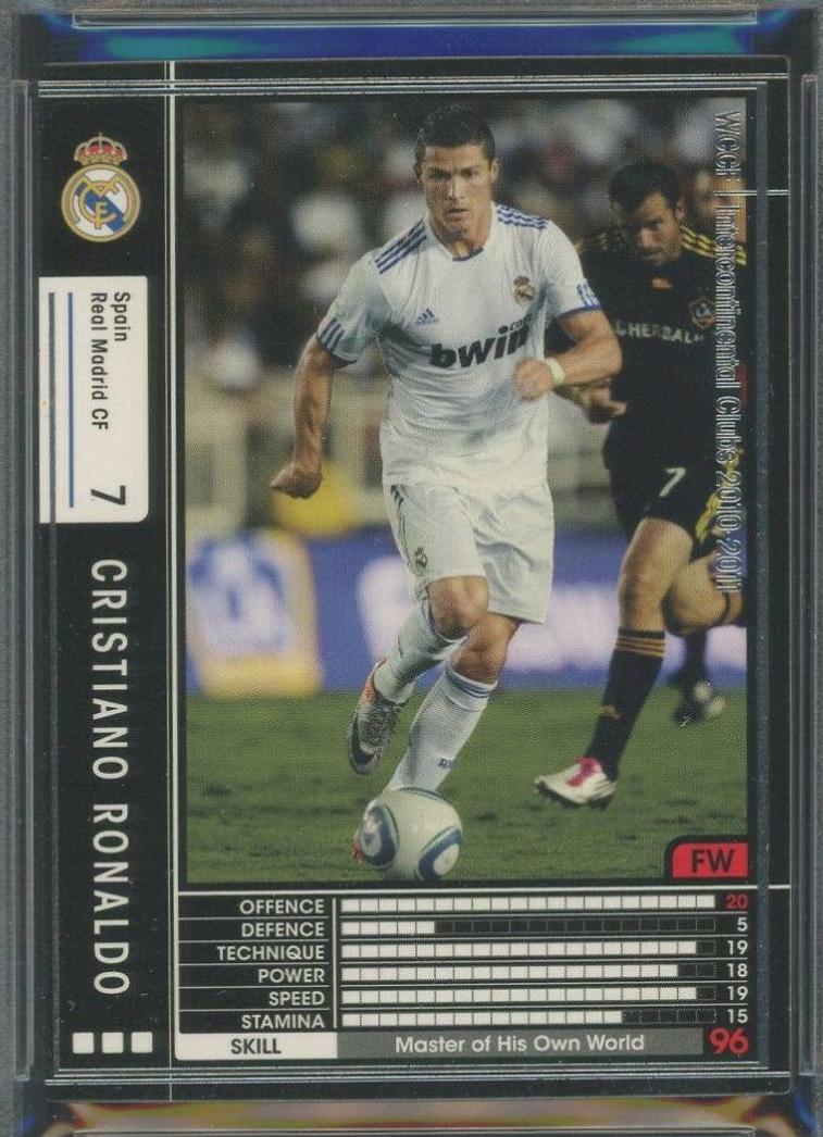 Cristiano Ronaldo #303 Soccer Cards 2010 Panini Wccf Intercontinental Clubs