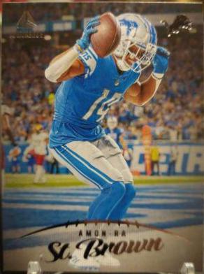 Amon Ra St. Brown #14 Football Cards 2023 Panini Luminance