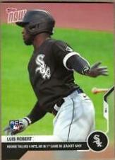Luis Robert #43 Baseball Cards 2020 Topps Now