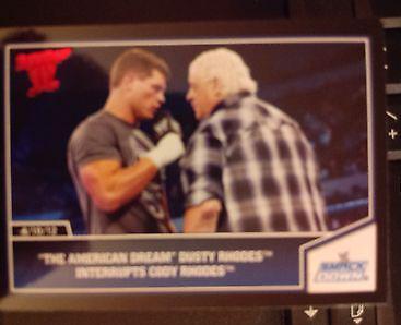 The American Dream Dusty Rhodes Interrupts Cody Rhodes #4 Wrestling Cards 2013 Topps Best of WWE