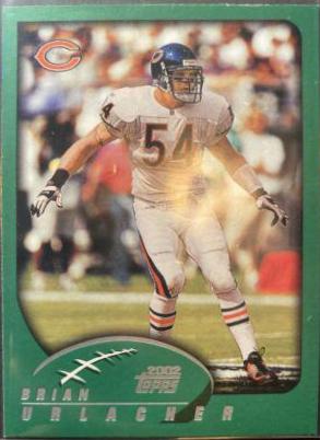 Brian Urlacher #19 Football Cards 2002 Topps