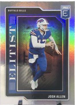 Josh Allen #EL-4 Football Cards 2023 Panini Donruss Elite Elitist