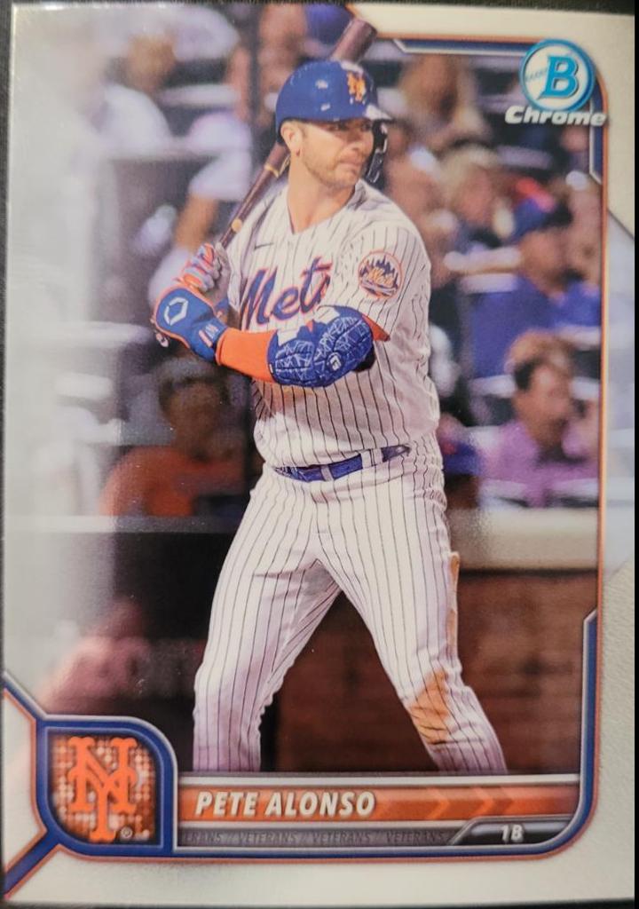 Pete Alonso #11 Baseball Cards 2022 Bowman Chrome