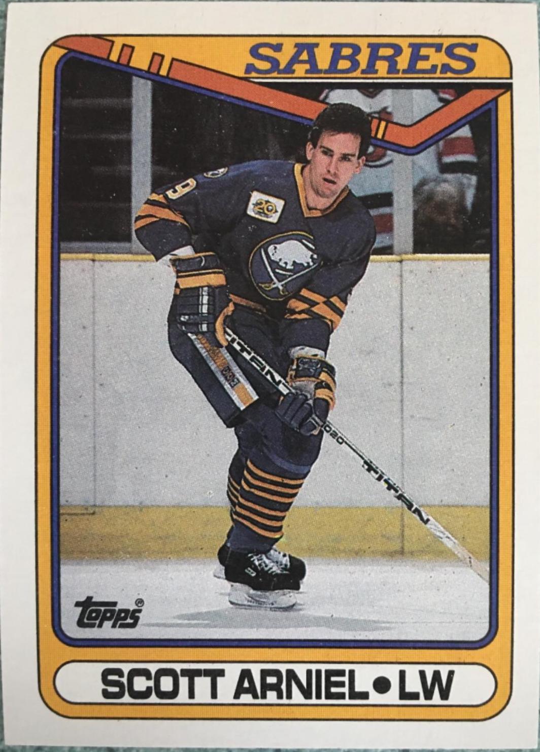 Scott Arniel #324 Hockey Cards 1990 Topps