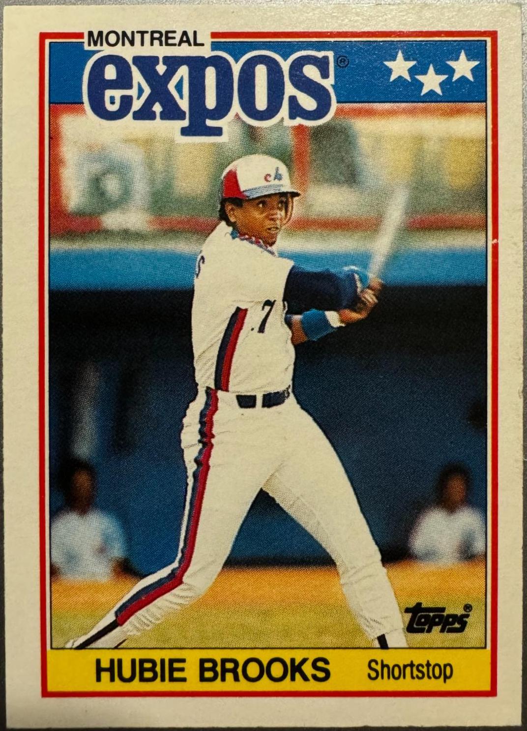 Hubie Brooks #8 Baseball Cards 1988 Topps U.K. Mini