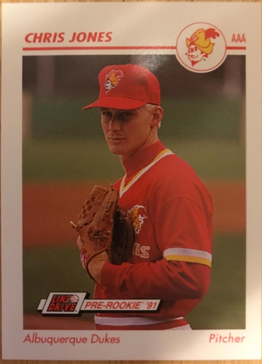 Chris Jones #11 Baseball Cards 1991 Impel Line Drive