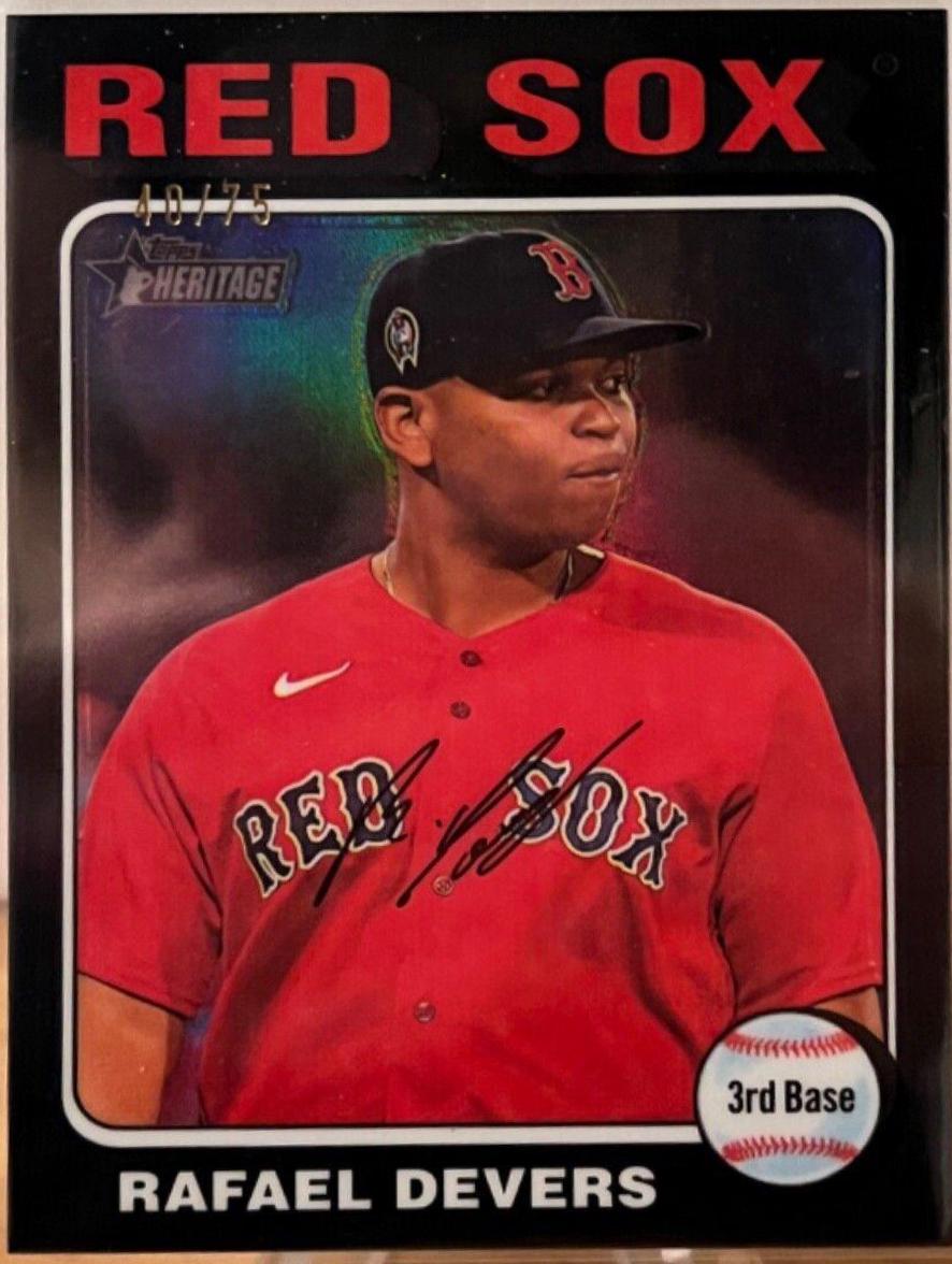 Rafael Devers [Black Refractor] #239