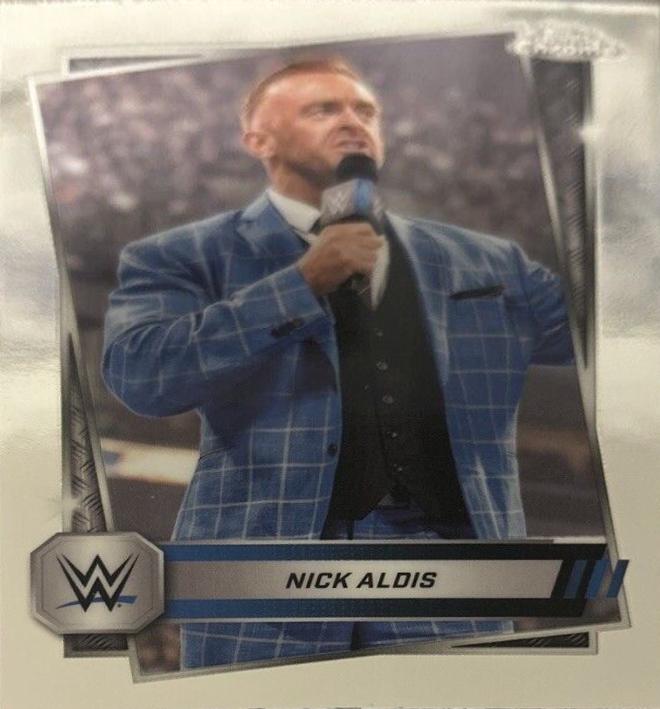 Nick Aldis #150 Wrestling Cards 2025 Topps Chrome WWE