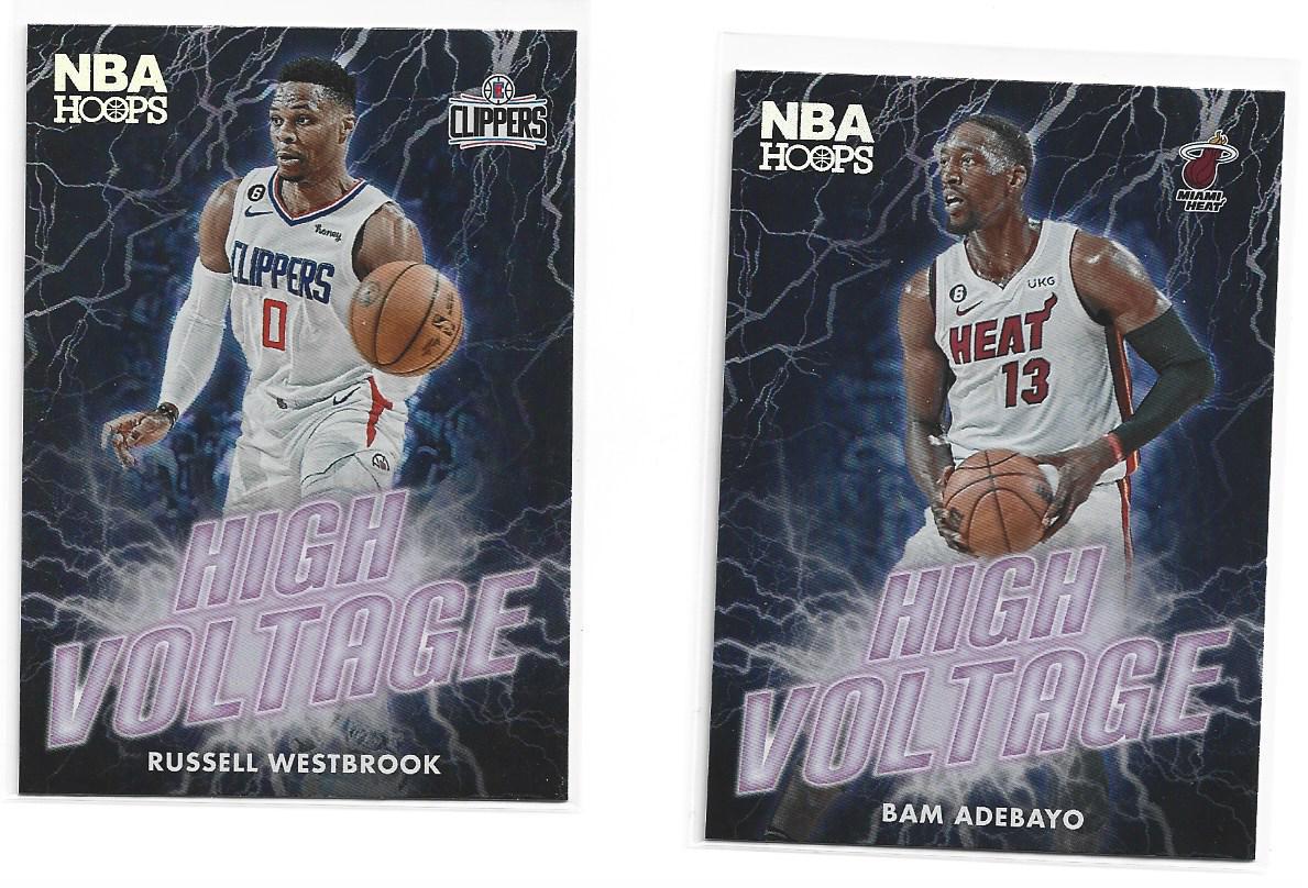 Russell Westbrook #20 Basketball Cards 2023 Panini Hoops High Voltage