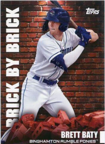 Brett Baty #BB-15 Baseball Cards 2022 Topps Pro Debut Brick by Brick