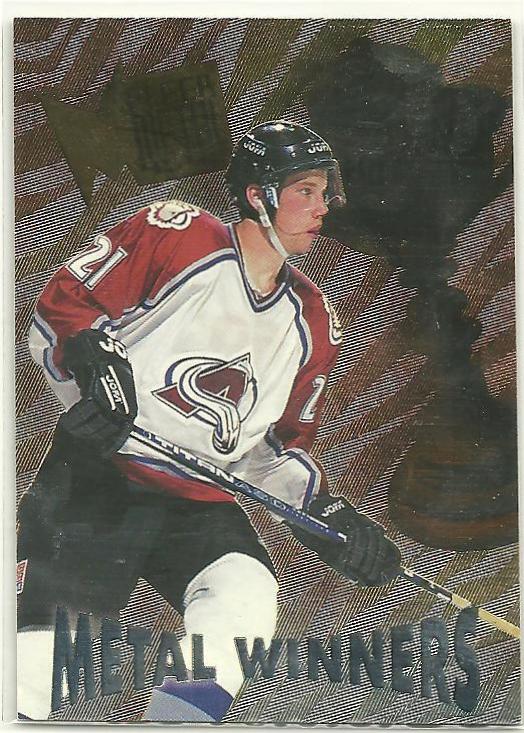 Peter Forsberg #1 Hockey Cards 1995 Fleer Metal Winners