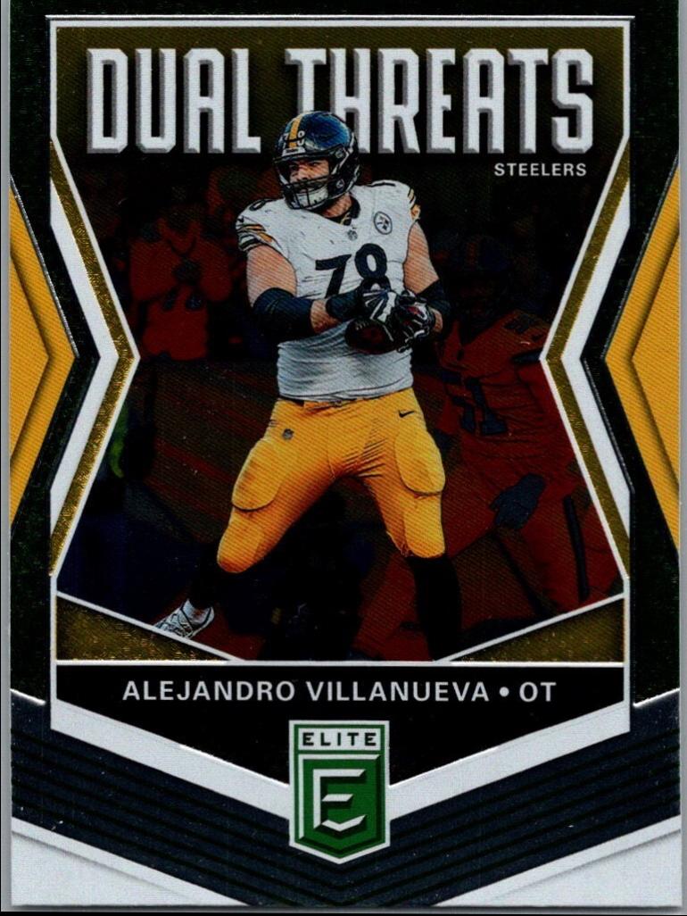 Alejandro Villanueva #DT-1 2019 Panini Donruss Elite Dual Threats Football