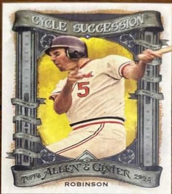 Brooks Robinson #CS-1 Baseball Cards 2024 Topps Allen & Ginter Cycle Succession