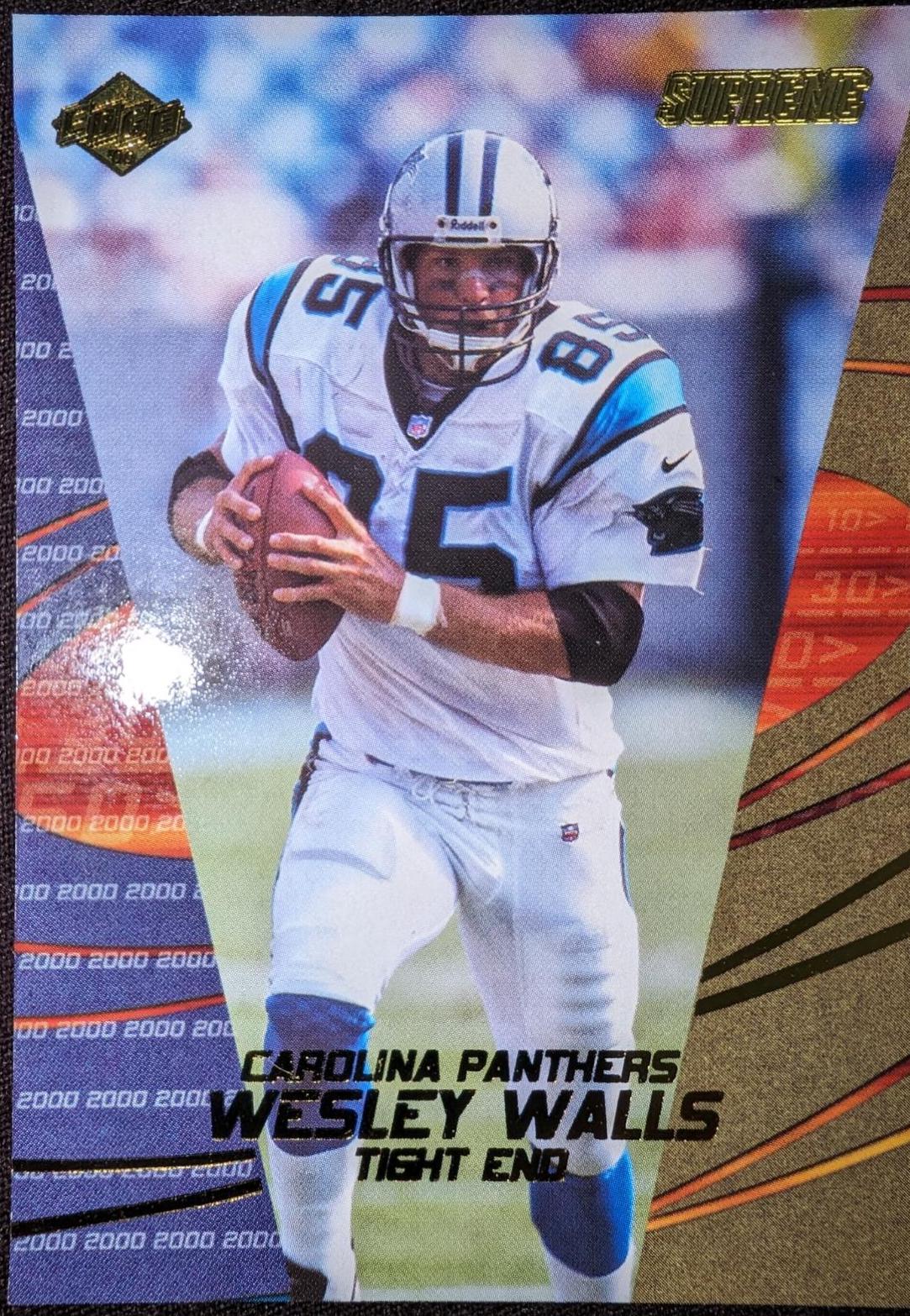 Wesley Walls #21 Football Cards 2000 Collector's Edge Supreme