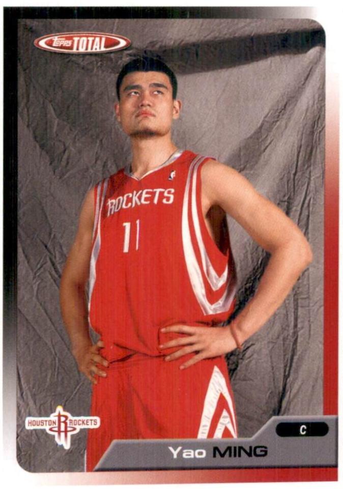 Yao Ming #193 2005-06 Topps Total Basketball