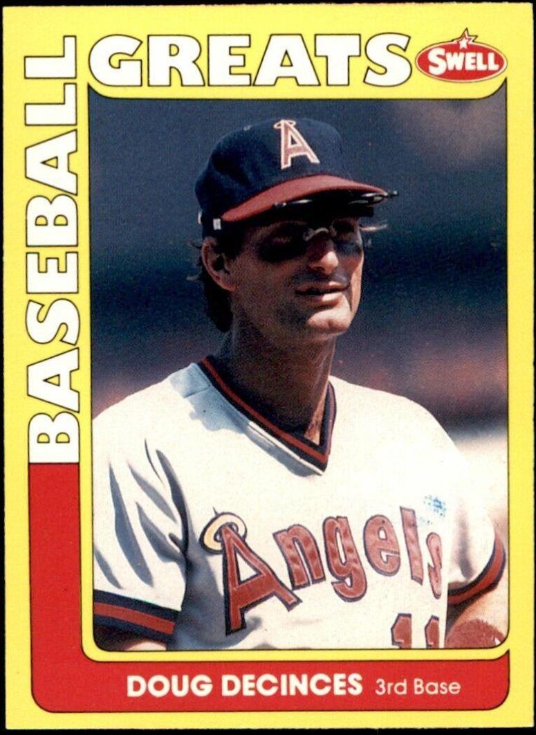 Doug DeCinces #23 Baseball Cards 1991 Swell Greats