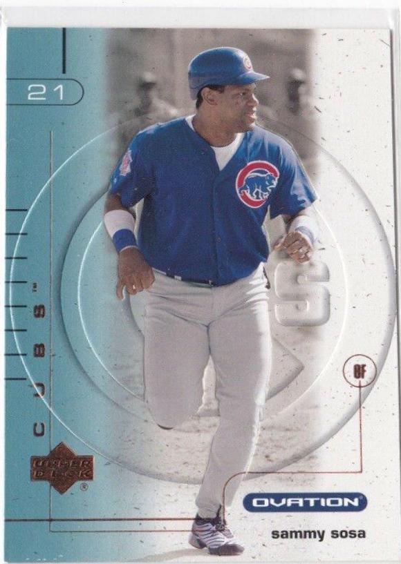 Sammy Sosa #38 Baseball Cards 2002 Upper Deck Ovation
