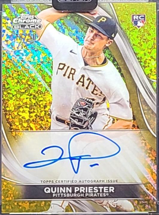 Quinn Priester [Gold Mini-Diamond Refractor] #CBA-QP