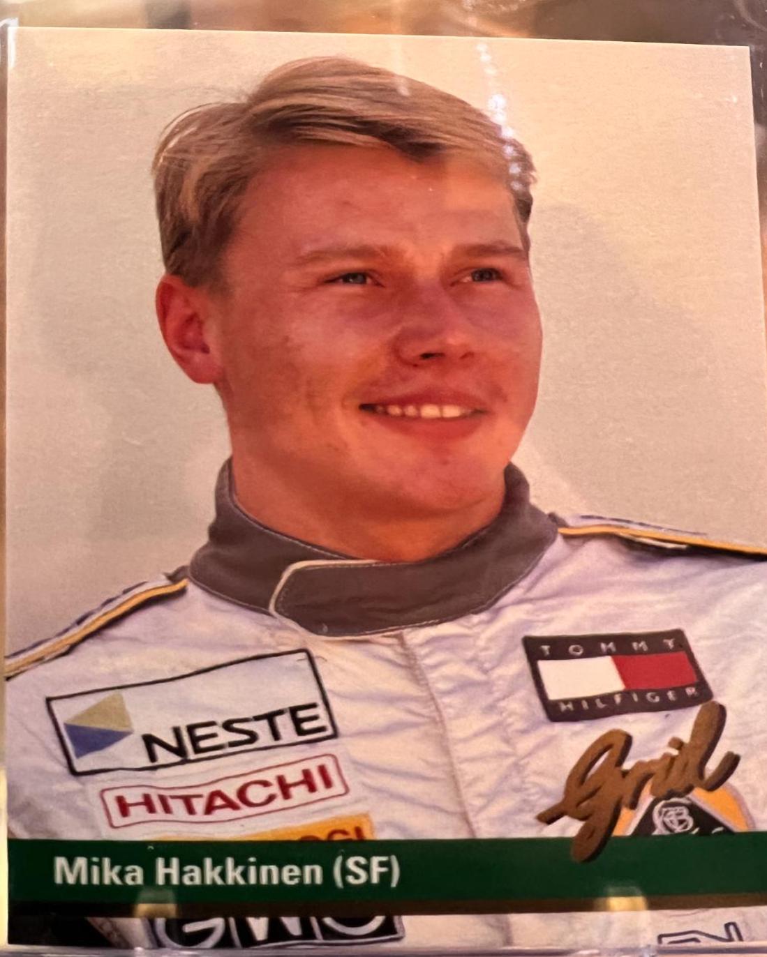 Mika Hakkinen (SF) #45 Racing Cards 1992 Grid F1