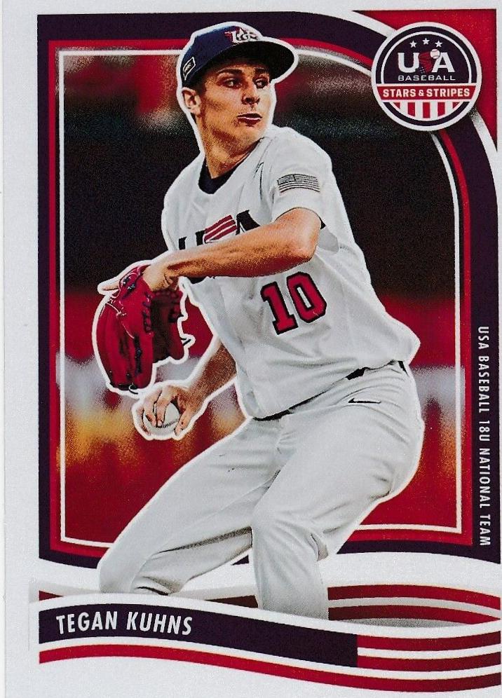 Tegan Kuhns #71 Baseball Cards 2024 Panini Stars & Stripes