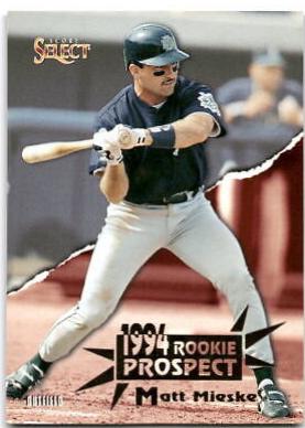 Matt Mieske #206 Baseball Cards 1994 Select