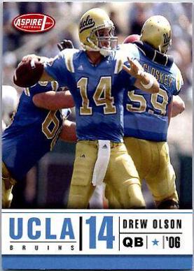 Drew Olson #9 Football Cards 2006 Sage Aspire