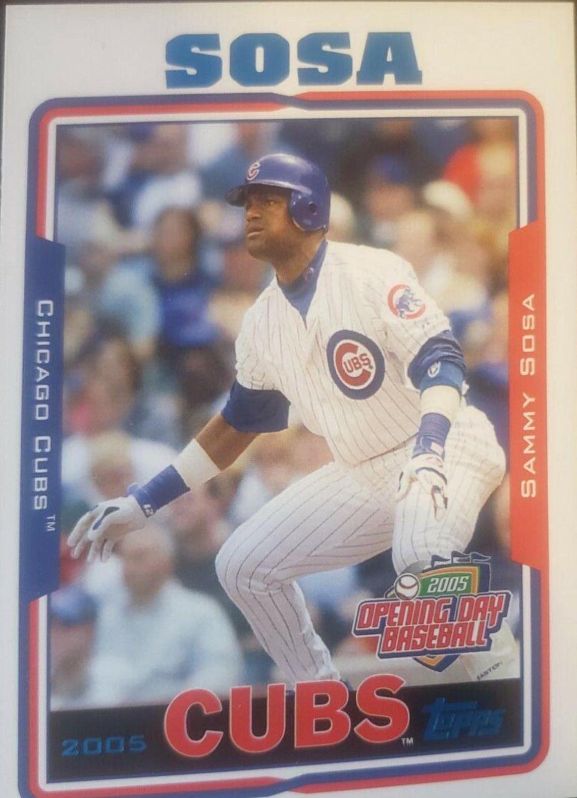Sammy Sosa #10 Baseball Cards 2005 Topps