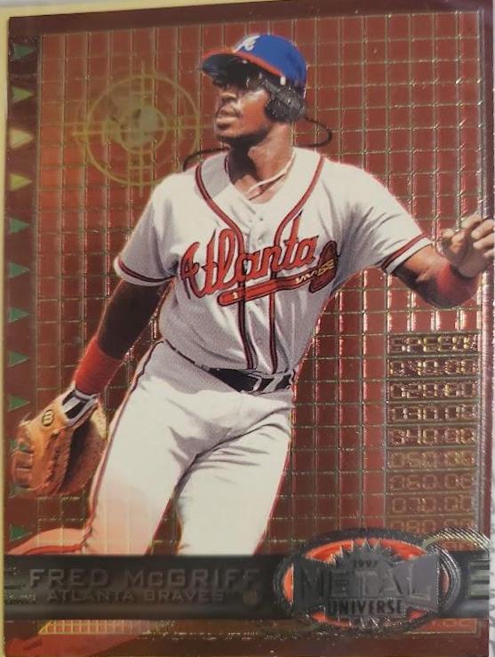 Fred McGriff #34 Baseball Cards 1997 Metal Universe