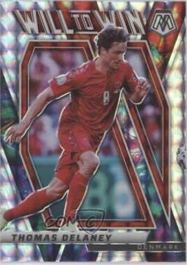 Thomas Delaney #7 Soccer Cards 2021 Panini Mosaic Road to FIFA World Cup Will to Win