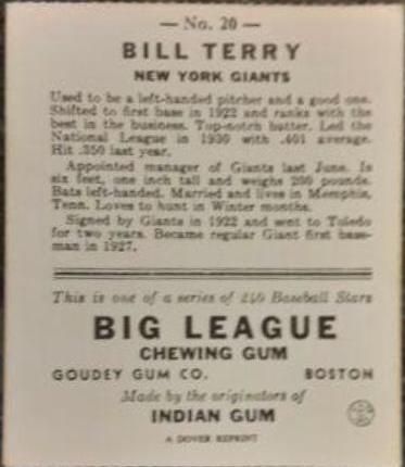 1933 Leo Durocher #147