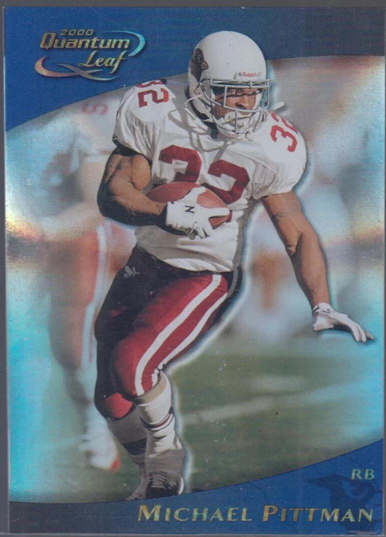 Michael Pittman #5 Football Cards 2000 Quantum Leaf