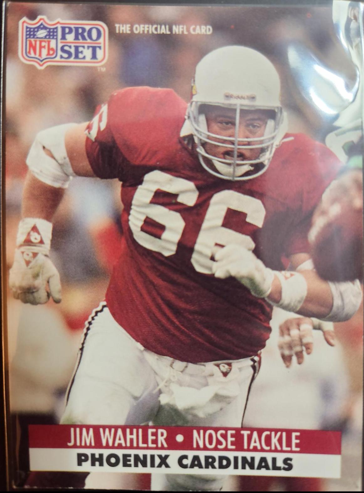 JIM WAHLER #630 Football Cards 1991 Pro Set