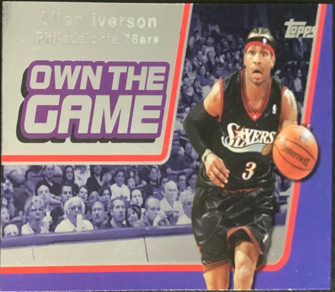 Allen Iverson #OTG2 Basketball Cards 2006 Topps Own the Game
