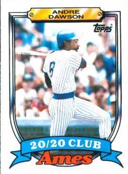 Andre Dawson #13 Baseball Cards 1989 Topps Ames 20/20