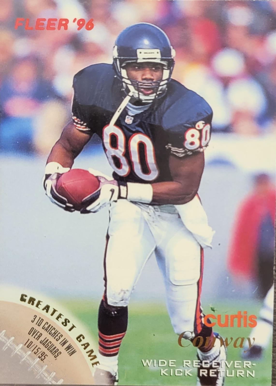 Curtis Conway #23 Football Cards 1996 Fleer