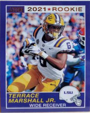 Terrace Marshall Jr. #70 Football Cards 2021 Panini Chronicles Draft Picks
