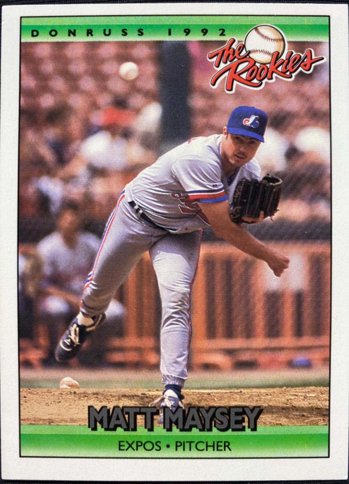 Matt Maysey #71 Baseball Cards 1992 Panini Donruss Rookies