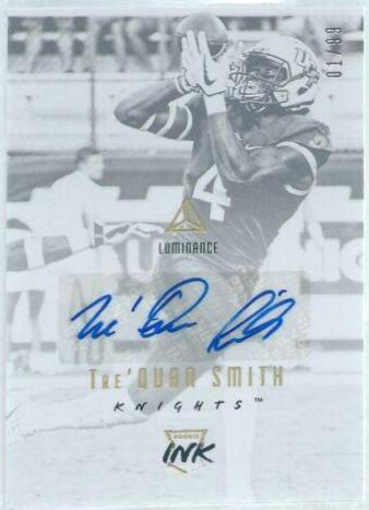 Tre'Quan Smith #RI-TSM 2018 Panini Luminance Football Rookie Ink