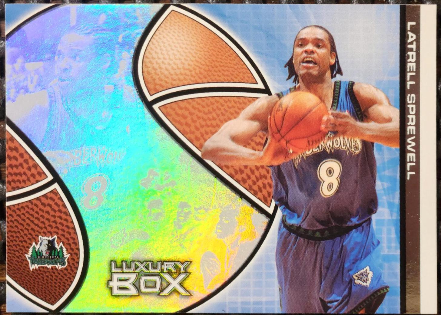 Latrell Sprewell #29 Basketball Cards 2005 Topps Luxury Box