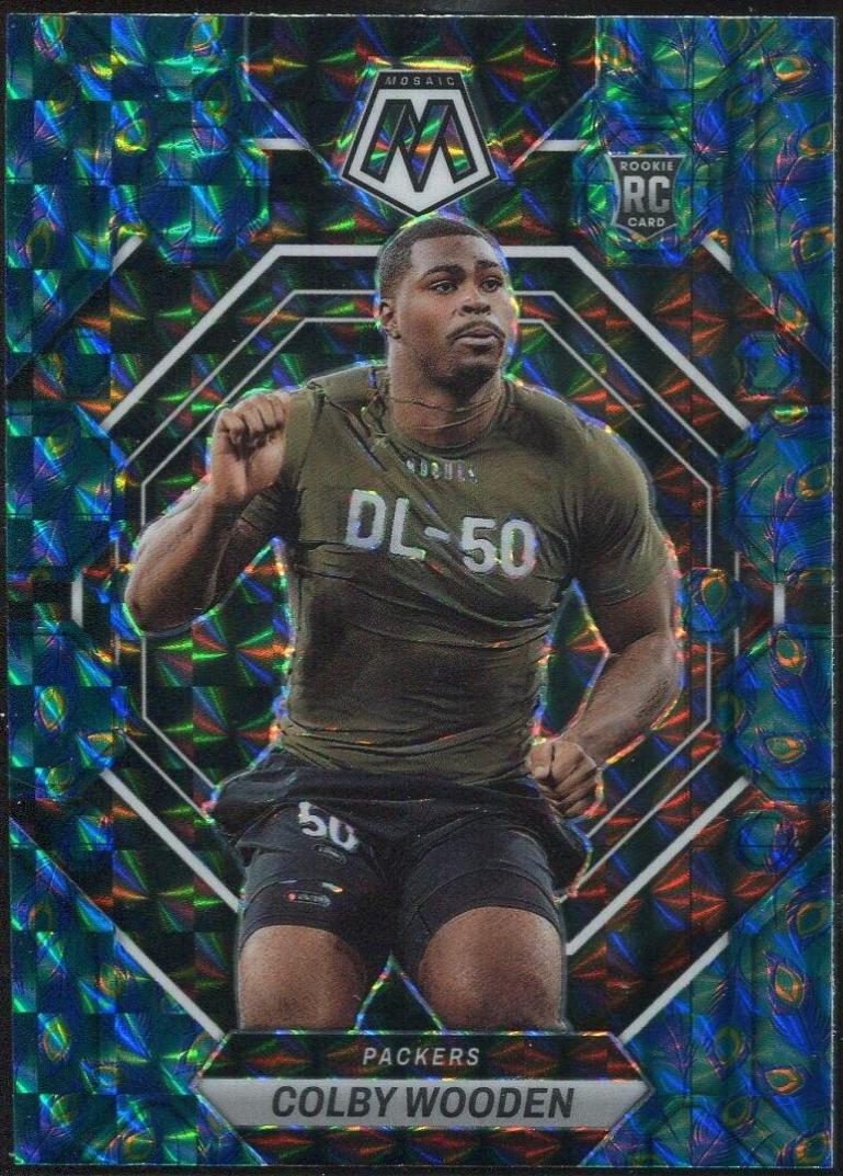Colby Wooden [Choice Peacock] #303 Prices | 2023 Panini Mosaic ...