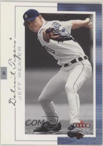 Jeff Weaver #16 Baseball Cards 2001 Fleer Genuine
