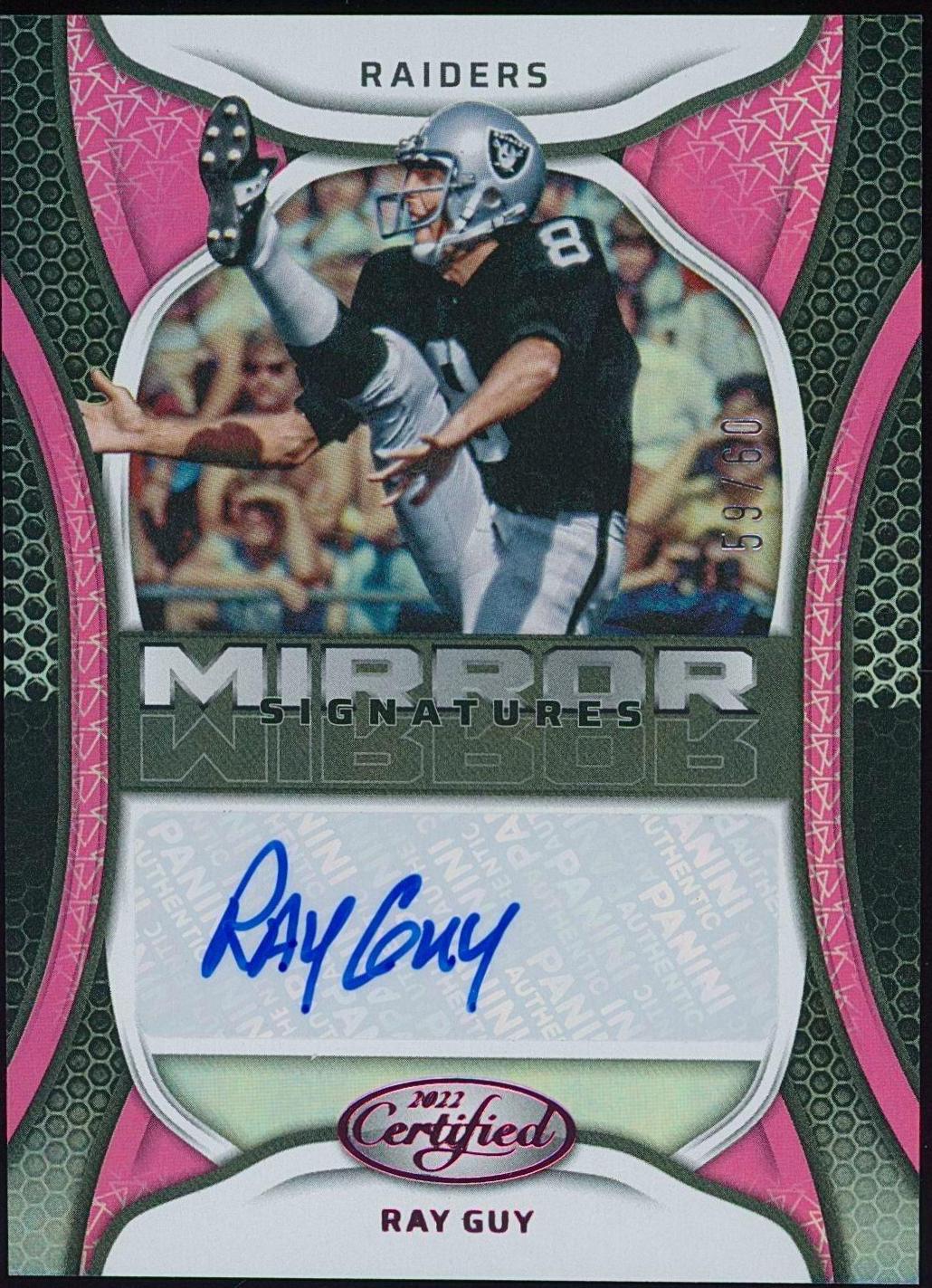 Ray Guy [Pink] #MS-RG