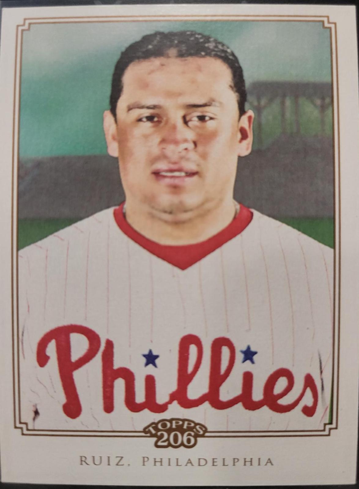 Carlos Ruiz #19 Baseball Cards 2010 Topps 206