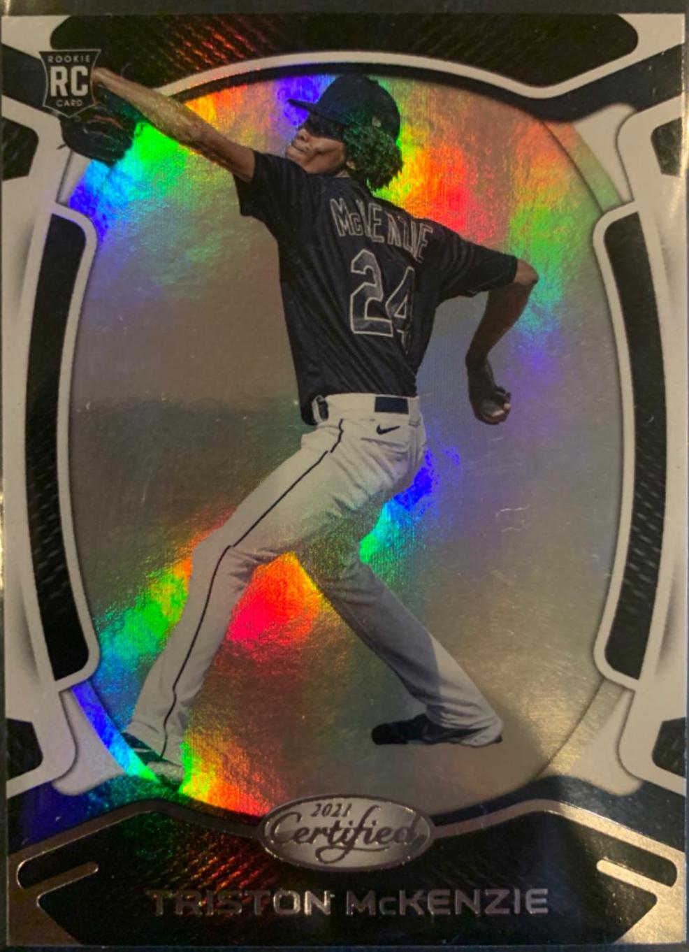 Triston McKenzie #43 Baseball Cards 2021 Panini Chronicles Certified